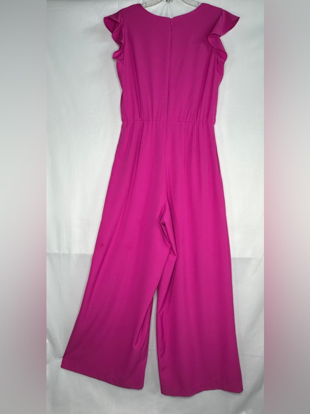 julia jordan Magenta Tie-Front Wide-Leg Jumpsuit  Sz 12‎ - Picture 3 of 9